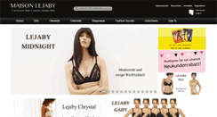 Desktop Screenshot of lejaby-onlineshop.de